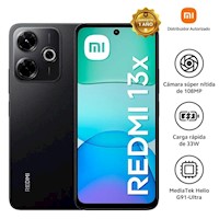 CELULAR XIAOMI REDMI 13X 8GB RAM 256GB ROM COLOR MIDNIGHT BLACK