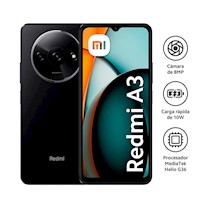 Celular Xiaomi Redmi A3 3GB 64GB Negro