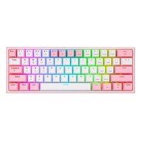 Redragon - Teclado Fizz Pro K616 RGB Wireless Switch Red Español / White-Pink