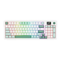 Redragon - Teclado Galatin Pro K719WG Wireless Mint Mambo White-Green
