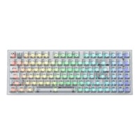 Redragon - Teclado Pollux Pro K628CT Wireless Ice Silver Lineal