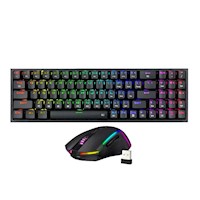 Redragon - Kit Pollut + Trident S136 RGB Wireless (Teclado + Mouse)