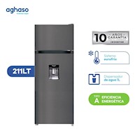 Refrigerador Aghaso Top Mount AGH016 211LT Acero