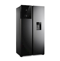 Refrigeradora Electrolux 522L SBS Negro