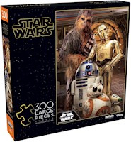 Star Wars Chewbacca los Droides Rompecabezas 300 piezas grandes Buffalo Games