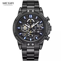 Reloj Megir Acero Negro MEG-52