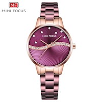 Reloj Mujer Minifocus Acero Morado MIN-M-5