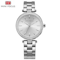 Reloj Mujer Minifocus Acero Plateado MIN-M-2