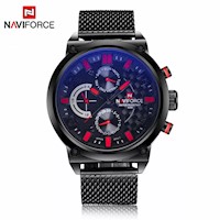 Reloj Hombre Naviforce Acero Negro NAV-6
