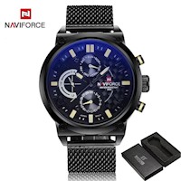 Reloj Hombre Naviforce Acero Negro NAV-7