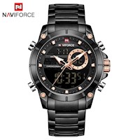 Reloj Hombre Naviforce Acero Negro NAV-20