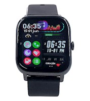 Reloj inteligente TEROS TE-8084N, 1.85" AMOLED, IP68, bluetooth 5.3, Negro