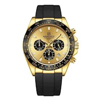 Reloj Naviforce Hombre Negro y Dorado NAV-137