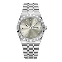 Reloj Poedagar Hombre Acero Plateado POE-40