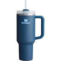 TUMBLER STANLEY QUENCHER H2.0 CON ASA, PAJITA Y TAPA DE 3 POSICIONES, AISLADO,
