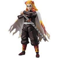 FIGURA DE KYOJURO RENGOKU DE BANDAI, DEMON SLAYER, 12.7 CM CON 27