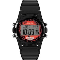 TIMEX STRANGER THINGS, RELOJ DE PULSERA MODERNO CON ALARMA, CRONÓGRAFO Y