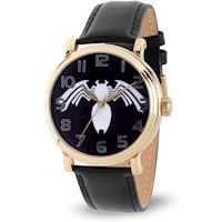 RELOJ VINTAGE SPIDER-MAN ADULTO CON MOVIMIENTO DE CUARZO, RESISTENTE AL AGUA