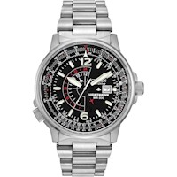 RELOJ CITIZEN ECO-DRIVE PROMASTER AIR NIGHTHAWK PILOT DE ACERO INOXIDABLE,