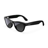 RAY-BAN META SKYLER NEGRO BRILLANTE, GAFAS INTELIGENTES CON AI Y LENTES
