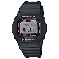 CASIO G-SHOCK GWM5610-1 RELOJ DEPORTIVO RESISTENTE Y SOLAR COLOR NEGRO, MULTIFU