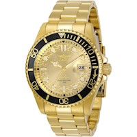 INVICTA RELOJ DE CUARZO PRO DIVER PARA HOMBRE, DORADO, MODELO 30025. IDEAL