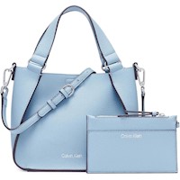 BOLSO CROSSBODY CALVIN KLEIN ESTELLE, ELEGANTE Y FUNCIONAL, CUERO VEGANO,