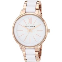 RELOJ DE PULSERA PARA MUJER ANNE KLEIN, ELEGANTE DISEÑO CON CRISTAL RESISTENTE
