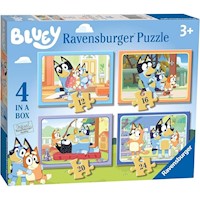 ROMPECABEZAS PARA NIÑOS RAVENSBURGER BLUEY, FOMENTA HABILIDADES DE DESARROLLO