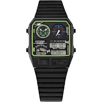 RELOJ DE CUARZO STAR WARS ANI-DIGI CITIZEN CON ALARMA, TIEMPO DUAL Y ACERO
