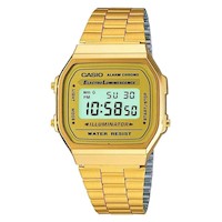 CASIO COLECCIÓN RELOJ UNISEX A168WG CON RESISTENCIA AL AGUA Y DISEÑO ELEGANTE E