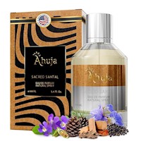 AHUJA SAGRADO SANTAL EAU DE PARFUM UNISEX FRAGANCIA AMADERADA CON CARDAMOMO Y