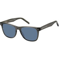 TOMMY HILFIGER GAFAS DE SOL UNISEX MODERNAS, MODELO TH 1712/S, COLOR GRIS