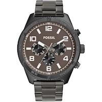 RELOJ BROX MULTIFUNCIÓN DE ACERO INOXIDABLE COLOR GRIS, MODERNO Y ELEGANTE