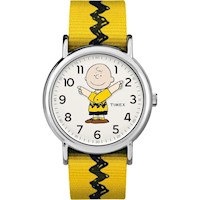 RELOJ TIMEX UNISEX TW2R41100 X PEANUTS CON CORREA AJUSTABLE ESFERA CHARLIE