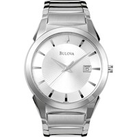 BULOVA RELOJ DE CUARZO CON CALENDARIO, ESTILO CLÁSICO PARA HOMBRE, ESFERA Y