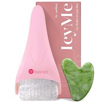 RODILLO DE HIELO Y GUA SHA PARA EL ROSTRO, REDUCE HINCHAZÓN Y MIGRAÑAS,