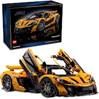 AUTOMÓVIL LEGO TECHNIC MCLAREN P1 HYPERCAR ADULTOS CON MOTOR V8 Y CAJA 7