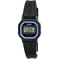 RELOJ MUJER CASIO DEPORTIVO LA11WB, ALARMA, CALENDARIO PERPETUO, PANTALLA DIGIT