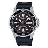 CASIO MTPS110 SERIE, RELOJ UNISEX ANÁLOGO CON ESTILO DE BUCEO, RESISTENTE AL AG