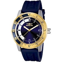 RELOJ INVICTA HOMBRE 12847 ACERO INOXIDABLE Y BANDA AZUL