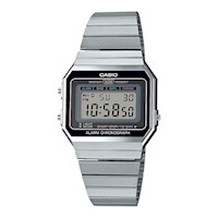 RELOJ PARA HOMBRE CASIO A700W-1ACF CLÁSICO DE CUARZO CON PANTALLA DIGITAL Y