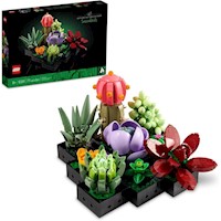 LEGO ICONS SUCCULENTS, JUEGO DE PLANTAS ARTIFICIALES PARA DECORACION,