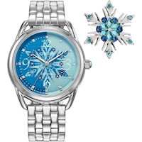 CITIZEN ECO-DRIVE DISNEY PRINCESS RELOJ FROZEN PARA MUJER CON ESFERA AZUL Y