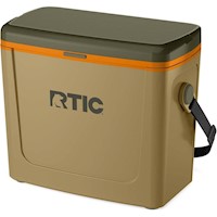 ENFRIADOR DE CARRETERA RTIC DE 16 QT PORTÁTIL CON CORREA Y ASA PARA CAMPING,
