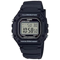 CASIO SERIE W218H, RELOJ DIGITAL PARA HOMBRE, 50M WR, CRONÓMETRO, CRONÓGRAFO, L