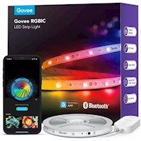 TIRA LED GOVEE H617A TRANSPARENTE RGBIC 5 M CONTROL APP SINCRONIZACIÓN MUSICAL