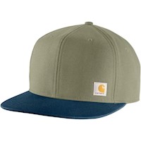 GORRA CARHARTT PARA HOMBRE, ALA PLANA, 100% ALGODÓN, TECNOLOGÍA FASTDRY PARA