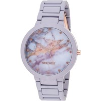 RELOJ ANALÓGICO DE GOMA PARA MUJER DE NINE WEST CON SEGUNDERO Y DISEÑO