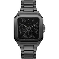 RELOJ GUESS PARA HOMBRE CON TEMPORIZADOR ESFERA NEGRA